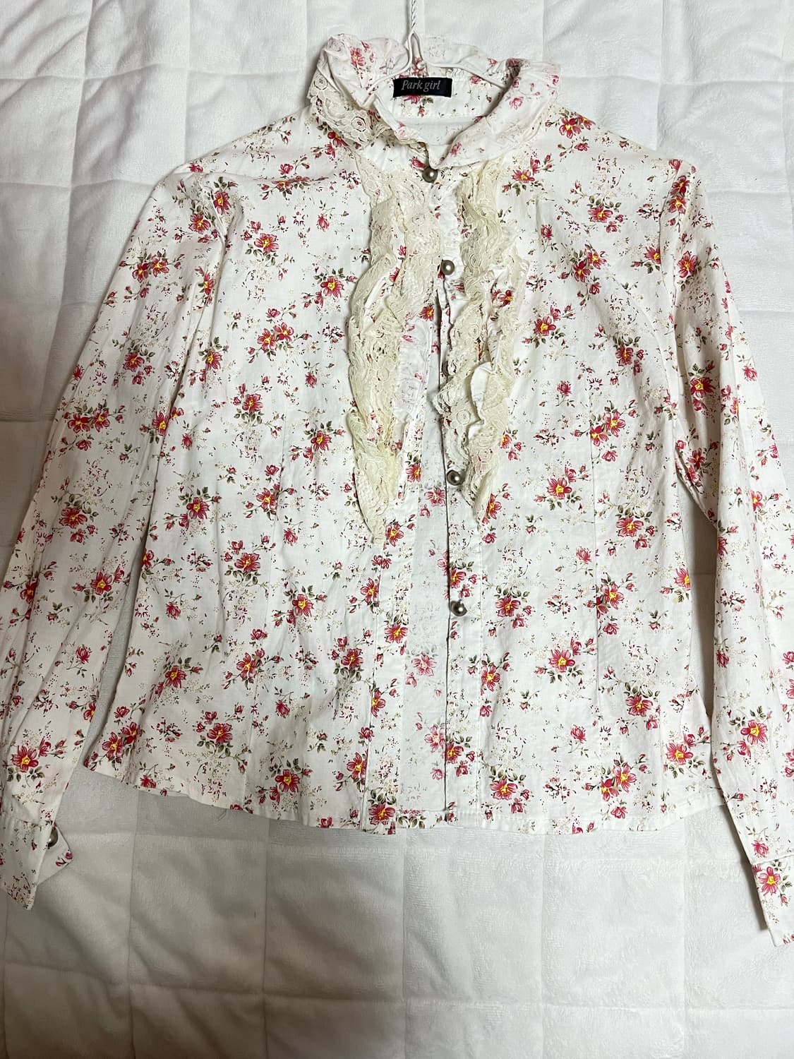 리즈리사 꽃무늬 블라우스 상품이미지1