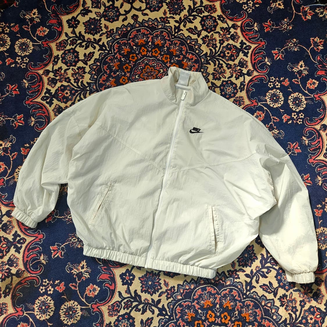 나이키 NSW 에센셜 윈드러너 우븐 자켓 화이트 상품이미지1