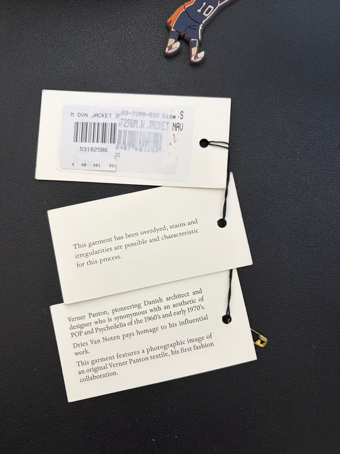 드리스반 노튼 x 베르너 팬톤 파카 네이비 S 상품이미지4
