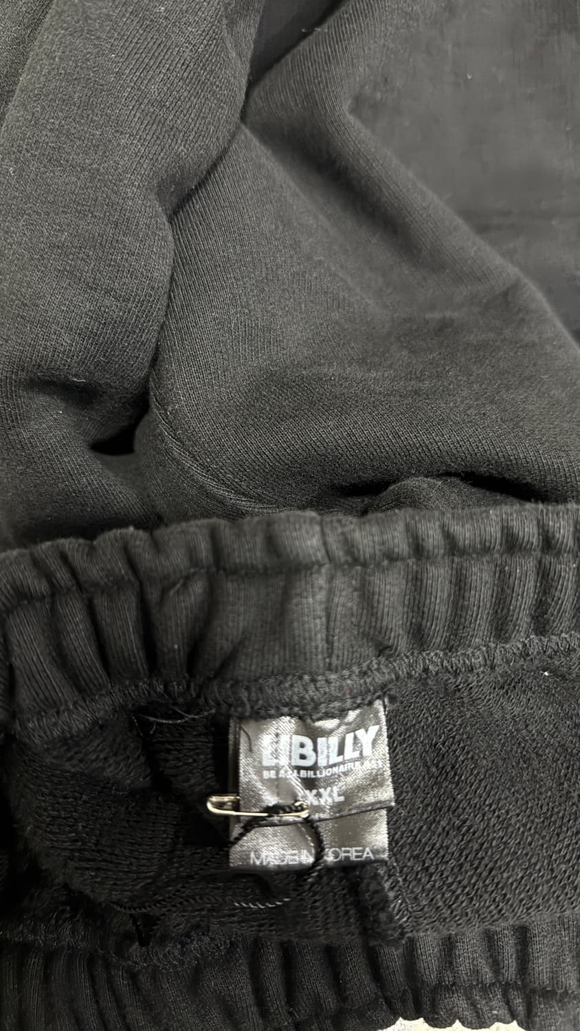 창모 LIBILLY 블랙 트레이닝 세트 XXL 새상품 후드티, 바지 상품이미지8