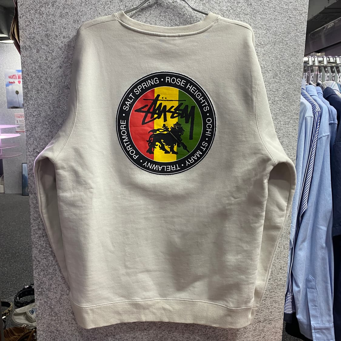 스투시 트라이브 빅로고 박시핏 맨투맨 B2961 상품이미지5