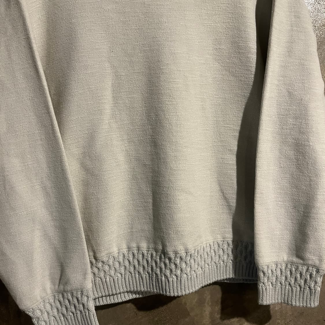 시스템 라운드 니트 상품이미지3