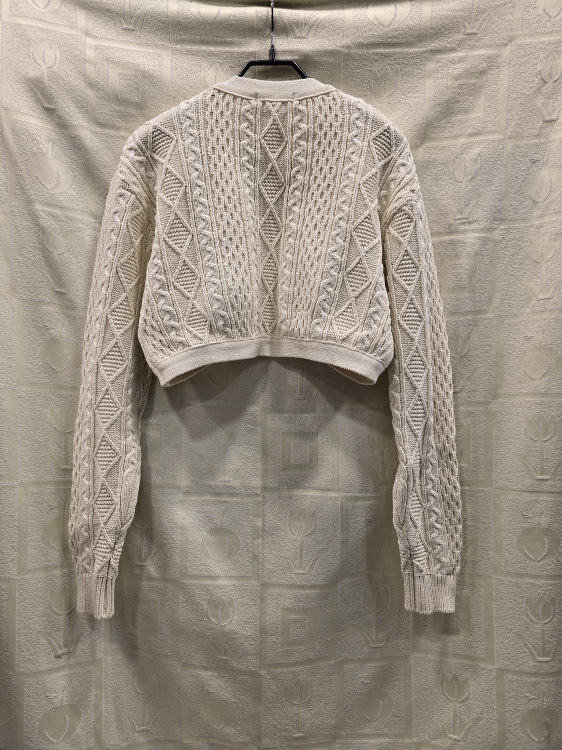 포스터 Poster 가디건 아이보리 크롭 가디건 프리사이즈 상품이미지5