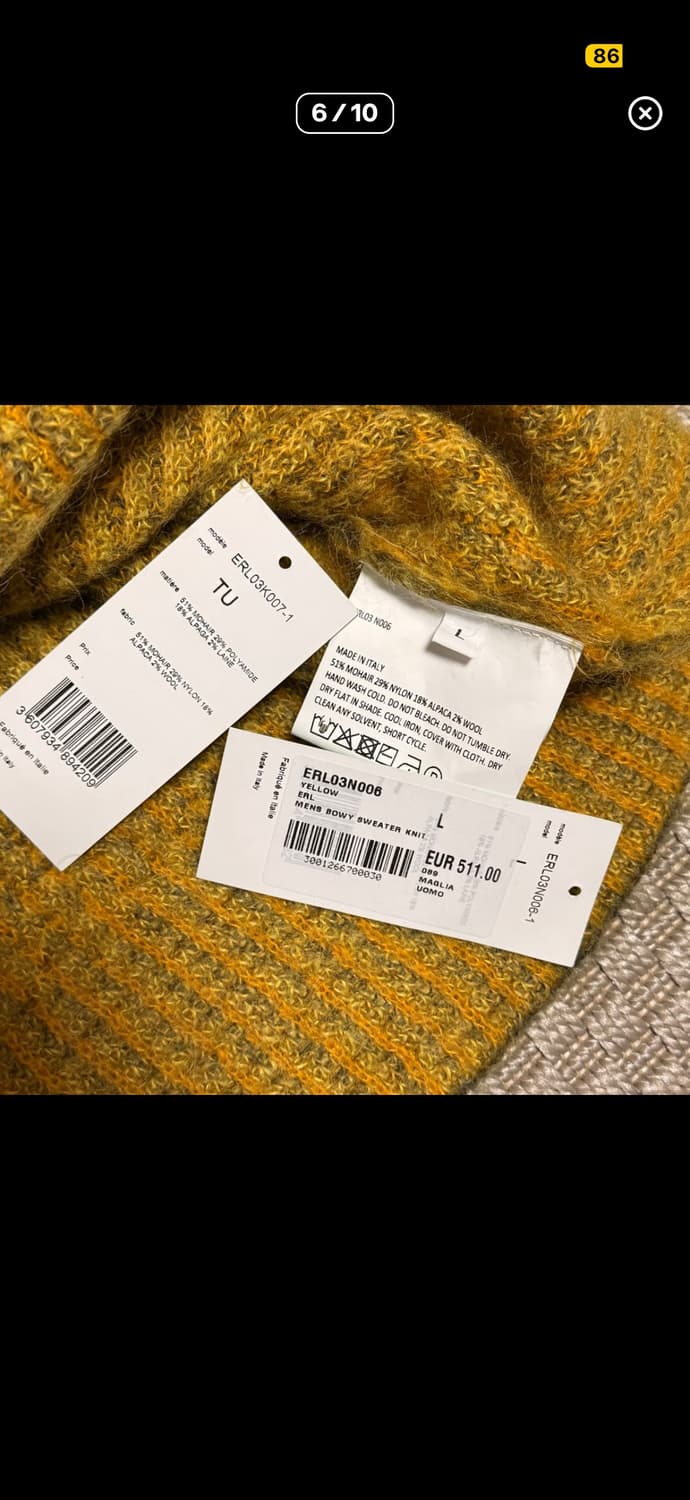 ERL 모헤어 울 니트 상품이미지4