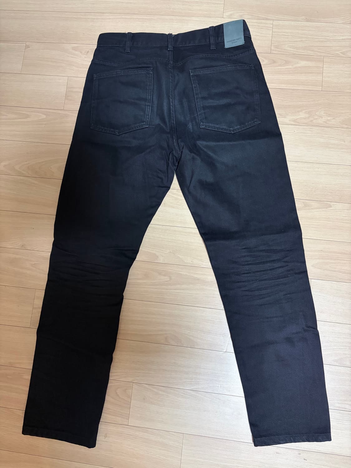 마시모두띠 스튜디오 스트레이트 블랙 데님 (30) 상품이미지4