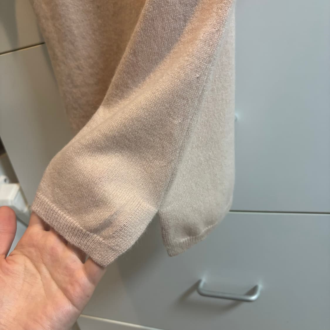 Max Mara 막스마라 캐시미어 핑크 반팔 니트 M 상품이미지7