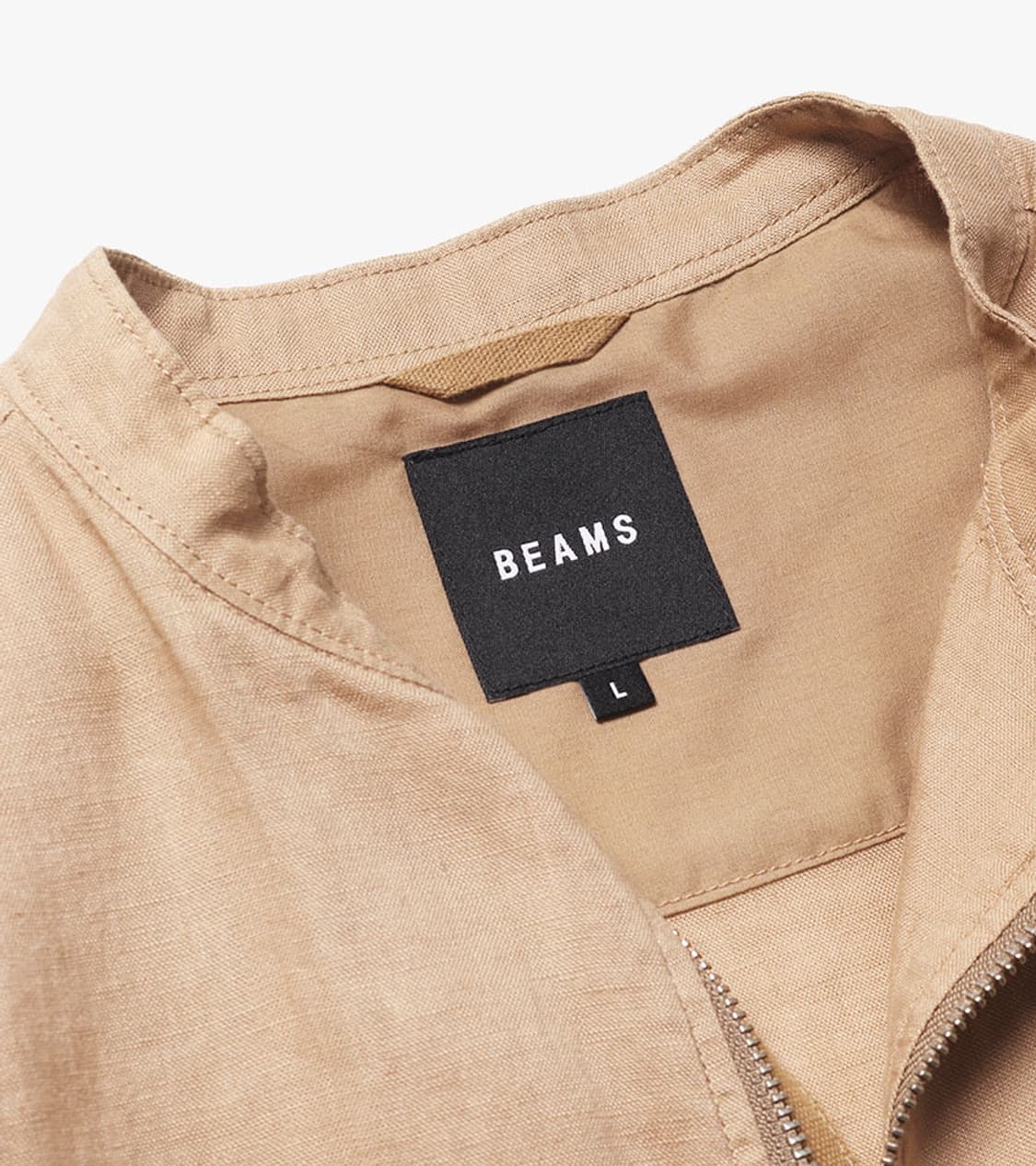 BEAMS - LINEN SINGLE RIDER JACKET 상품이미지7