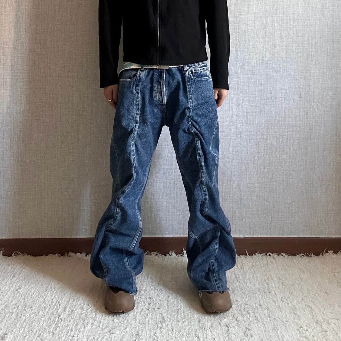 Y/Project 22fw 와이어 오가닉 데님 와이드 팬츠 상품이미지2