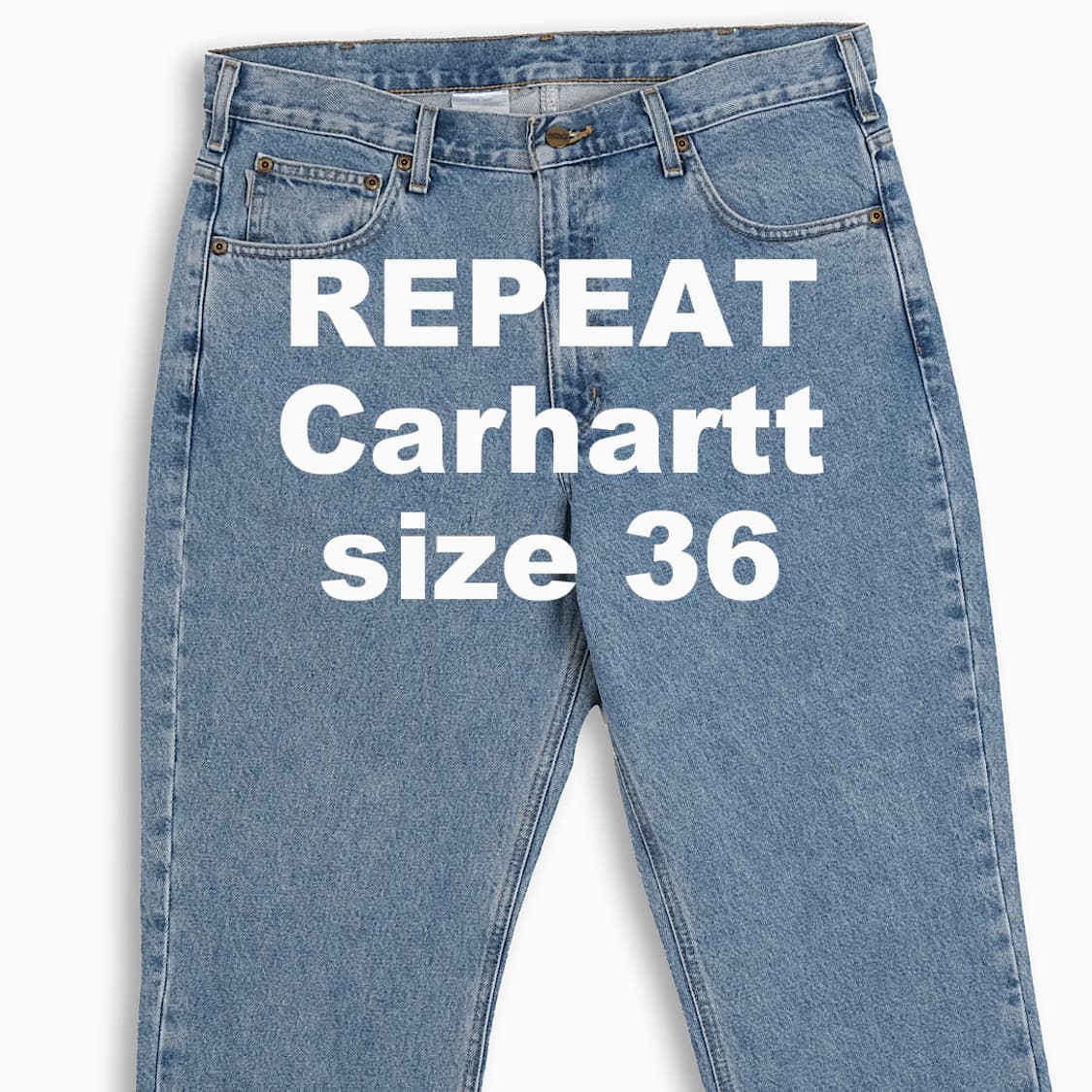 빈티지 칼하트 B18 중청 청바지 36 인치 CH0183601 상품이미지1