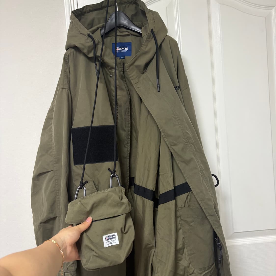 초강추) 아웃도어 m-65 유틸리티 개파카 야상자켓 (L 카키) 상품이미지9