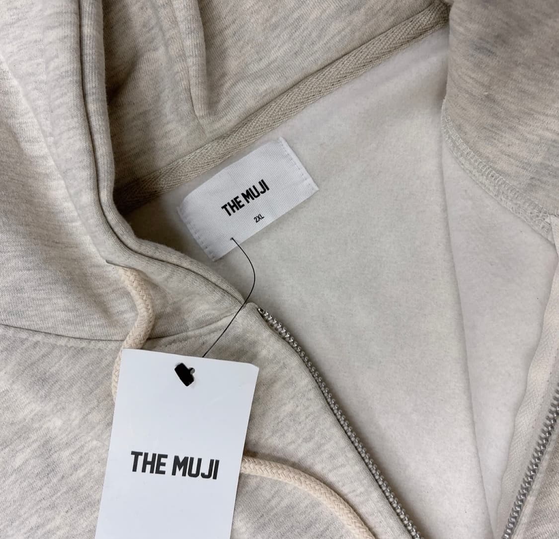 새제품 더무지 기모 후드집업 2xl 상품이미지2