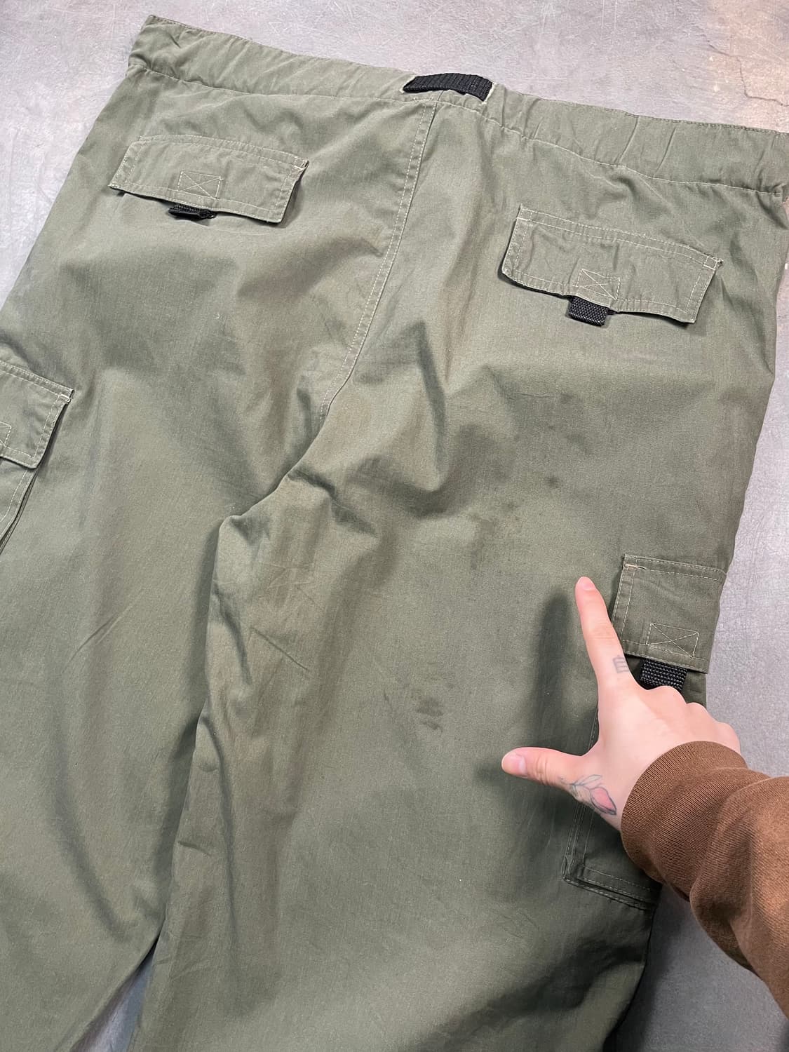 바디 웨이브 컨버터블 와이드 카고팬츠 상품이미지6