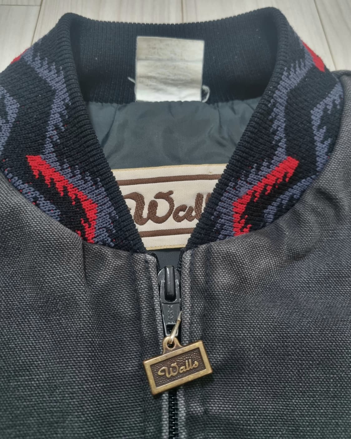 월즈 빈티지 산타페 아즈텍 워크자켓 블랙 80s90s 상품이미지2