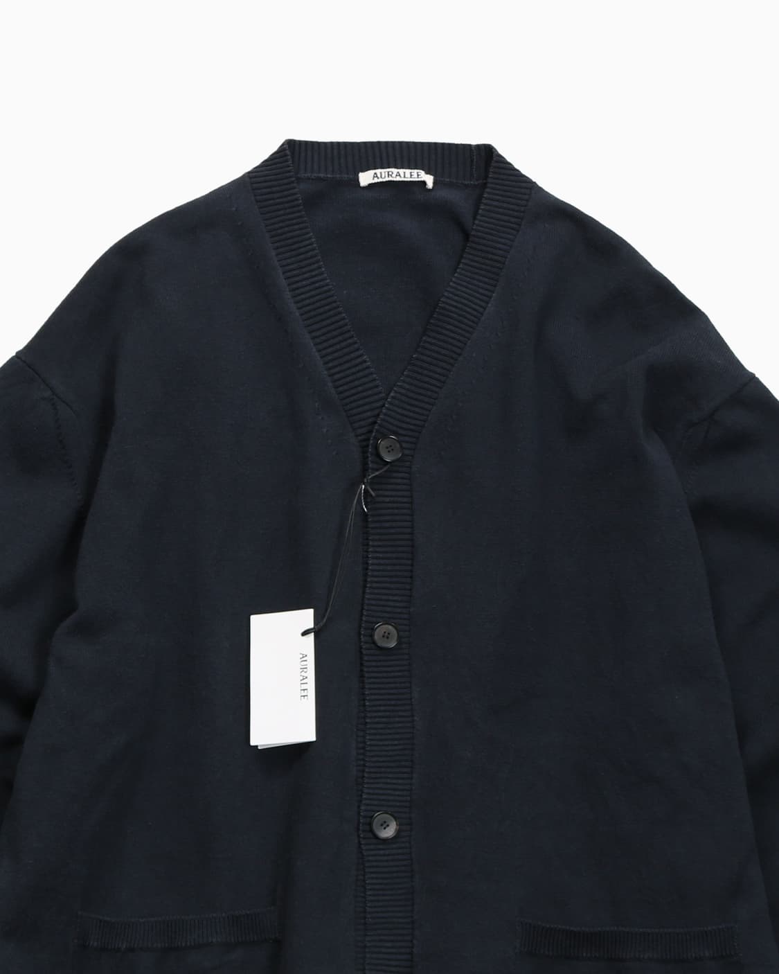 AURALEE Wrinkled Dry Cotton Cardigan 상품이미지2