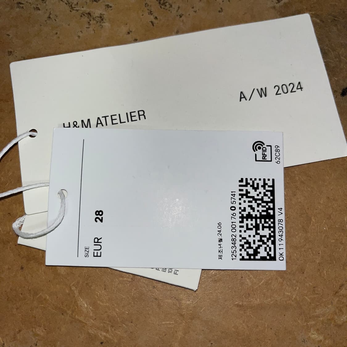 H&M atelier straight regular jeans 28 상품이미지7