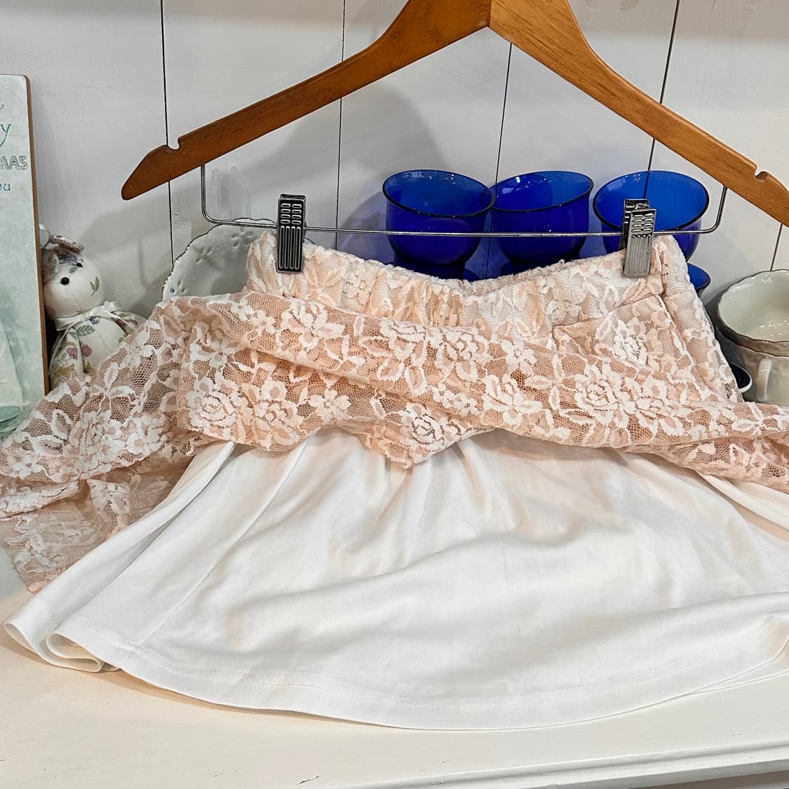 레이스 미니 스커트  플레어 상품이미지5