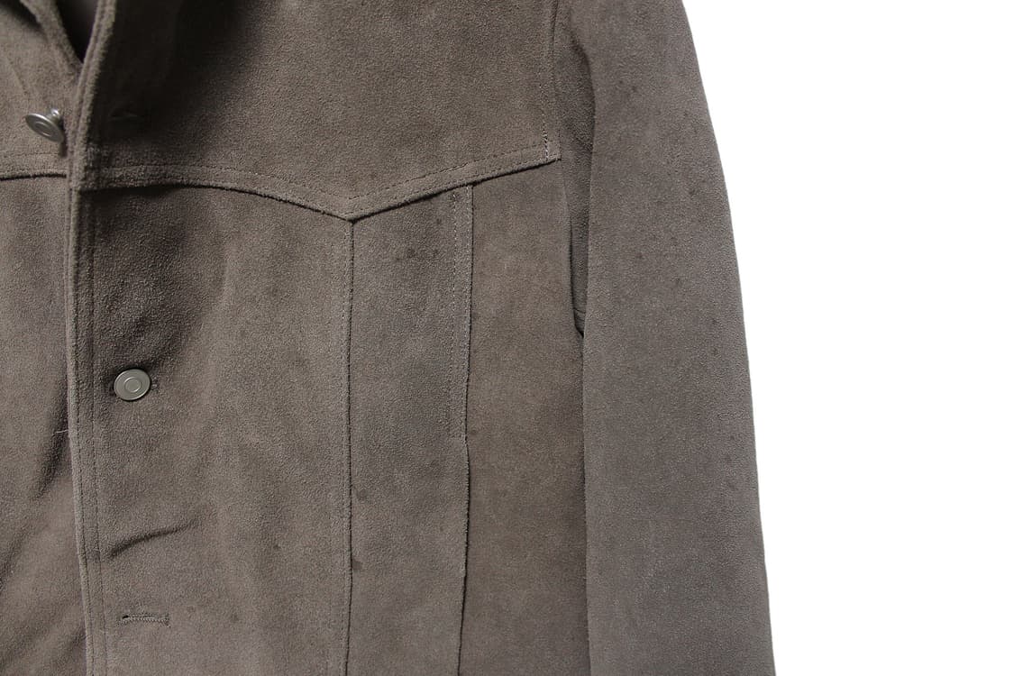 Kinloch Anderson 킨록앤더슨 카우레더 스웨이드 크롭자켓 상품이미지3