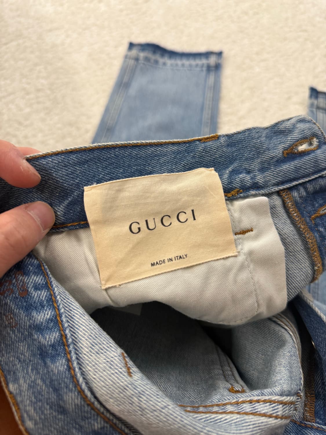 (33size) 구찌 데님 팬츠 상품이미지8