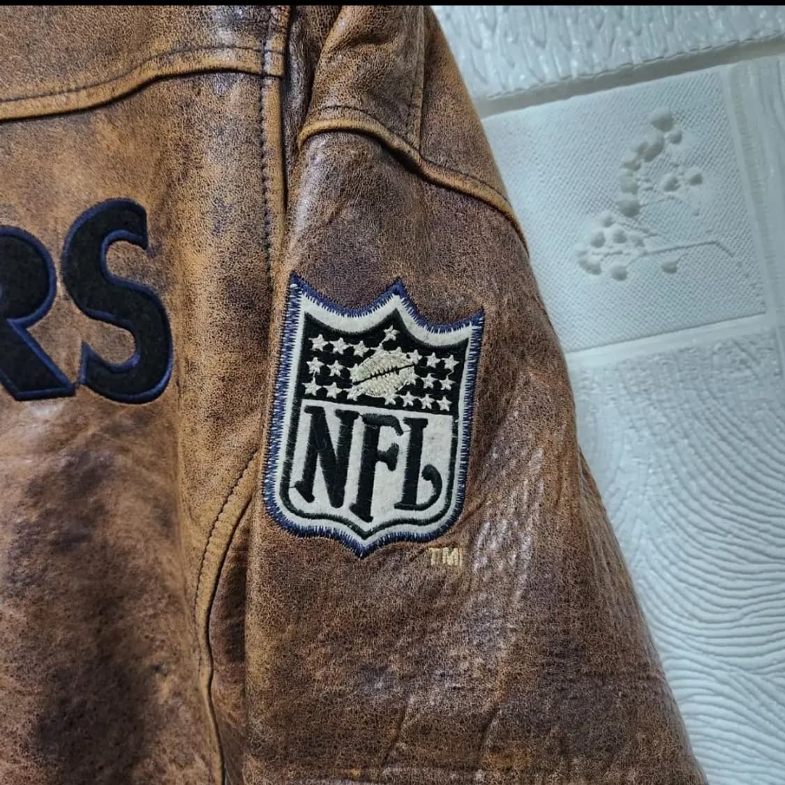 90s NFL 공식 가죽자켓 상품이미지5