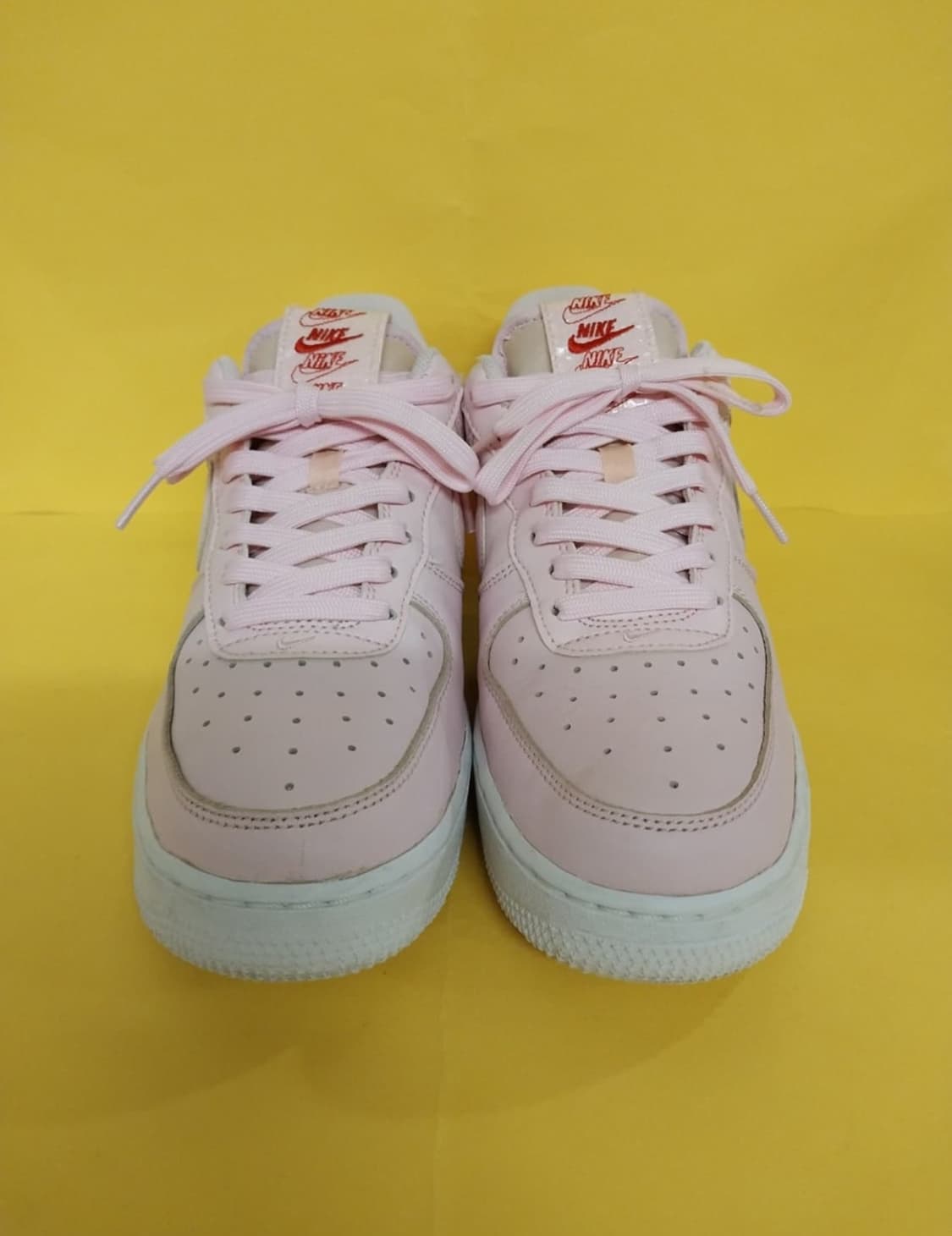 남성 나이키 에어포스1 07 LX 핑크로즈 운동화 (250) 상품이미지2