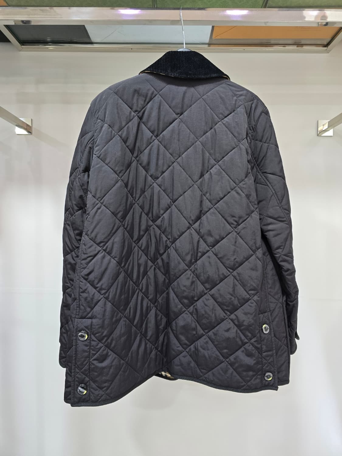 [정품/M사이즈] 버버리 블랙 퀼팅 자켓 패딩 상품이미지3