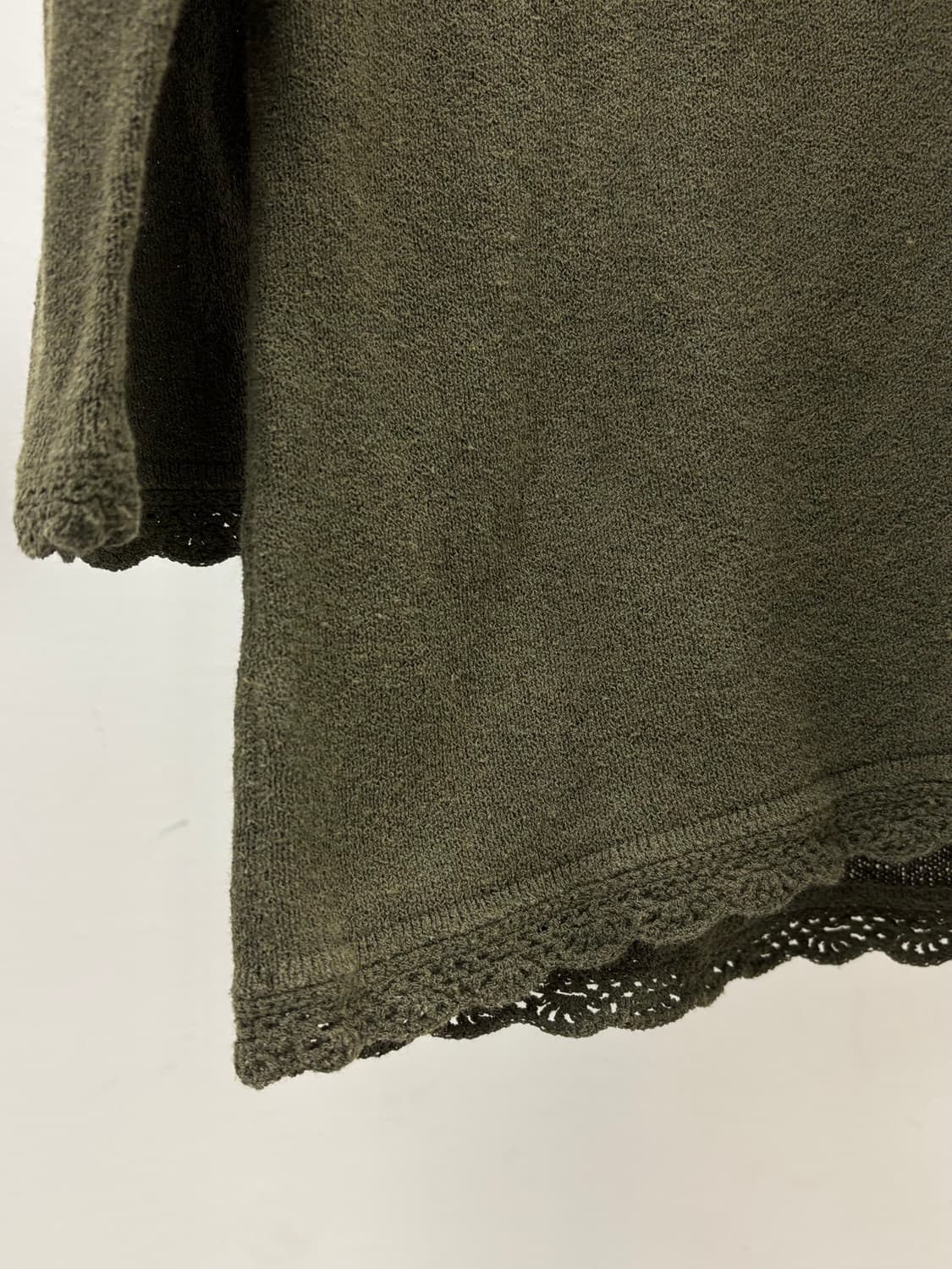 빈티지 카키 반팔 상품이미지6