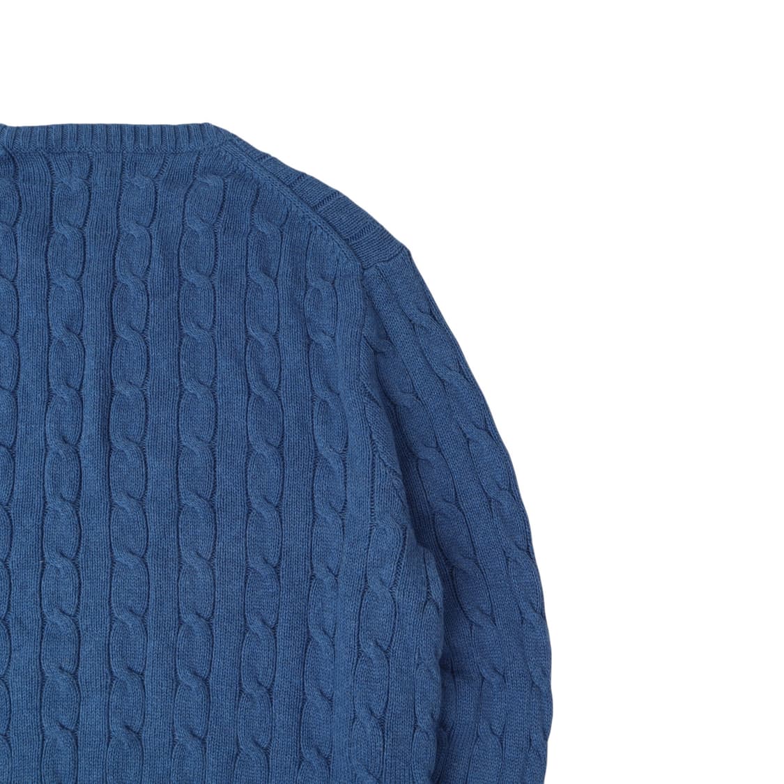 폴로 랄프로렌 다크블루 코튼 케이블 니트 스웨터 상품이미지6