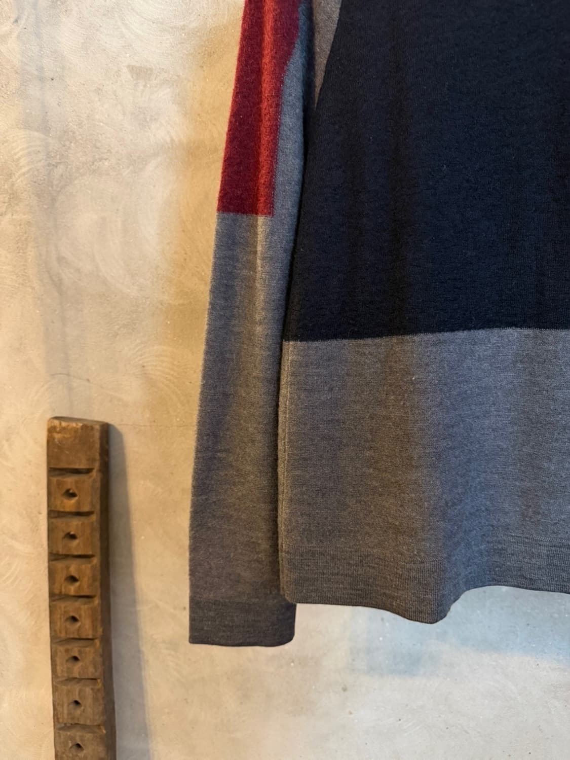 아르마니 꼴레지오니 모호크넥 니트 슬림100 상품이미지5