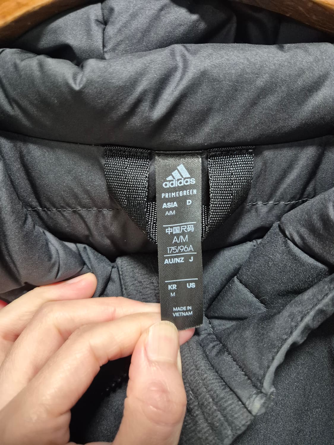 ADIDAS.아디다스 블랙다운롱패딩 상품이미지7