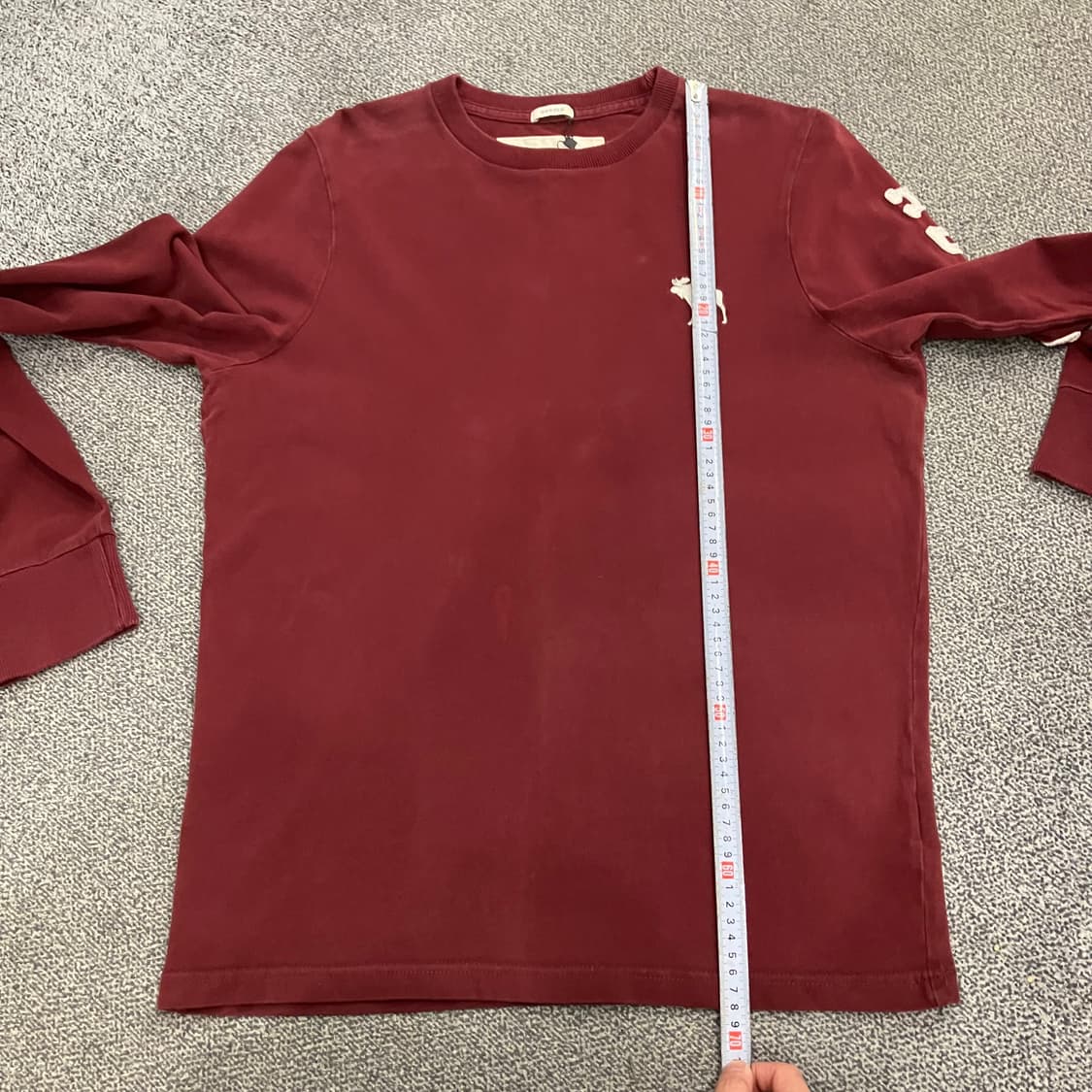 159 아베크롬비 롱슬리브 버건디 와인 상품이미지6