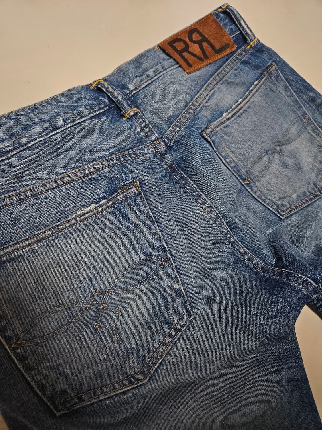 RRL 더블알엘 랜스포드 셀비지 데님 팬츠 Low Straight 30 상품이미지8