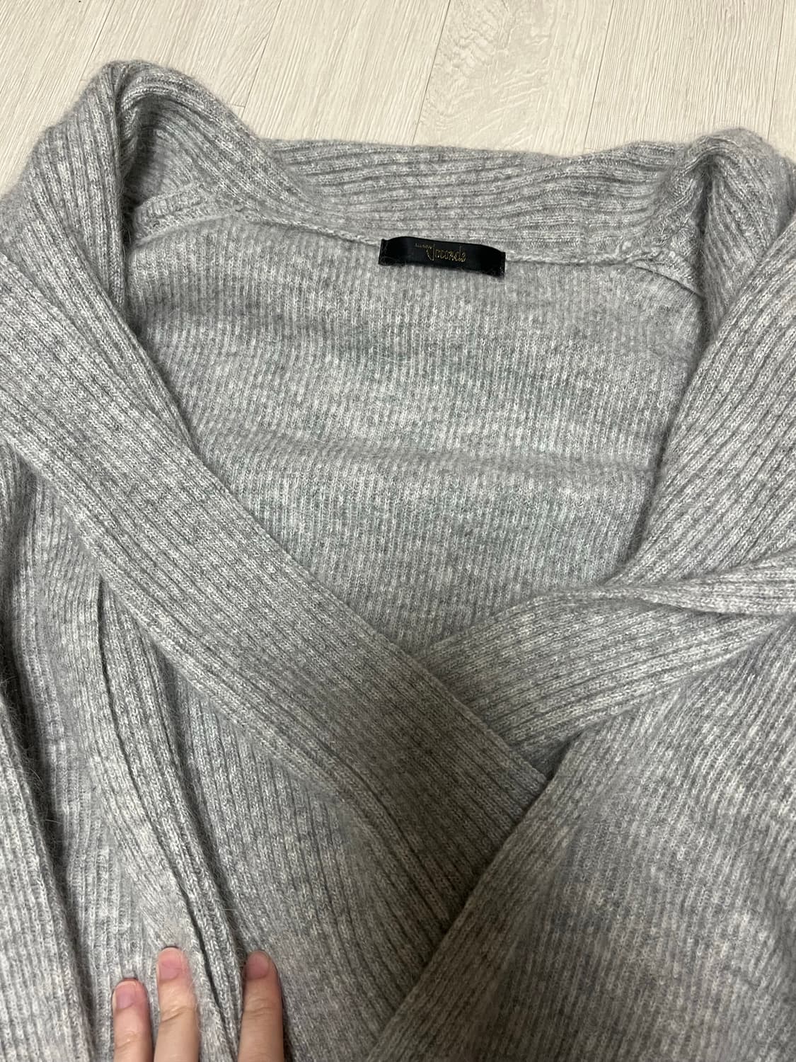 빈티지 낙원 nagwon 울 랩스타일 니트 상품이미지3