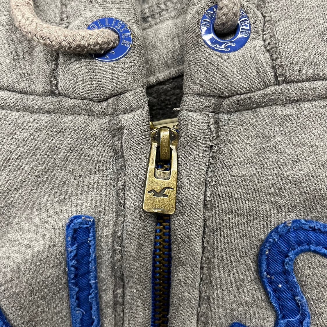 홀리스터 그레이 블루 후드집업 상품이미지7