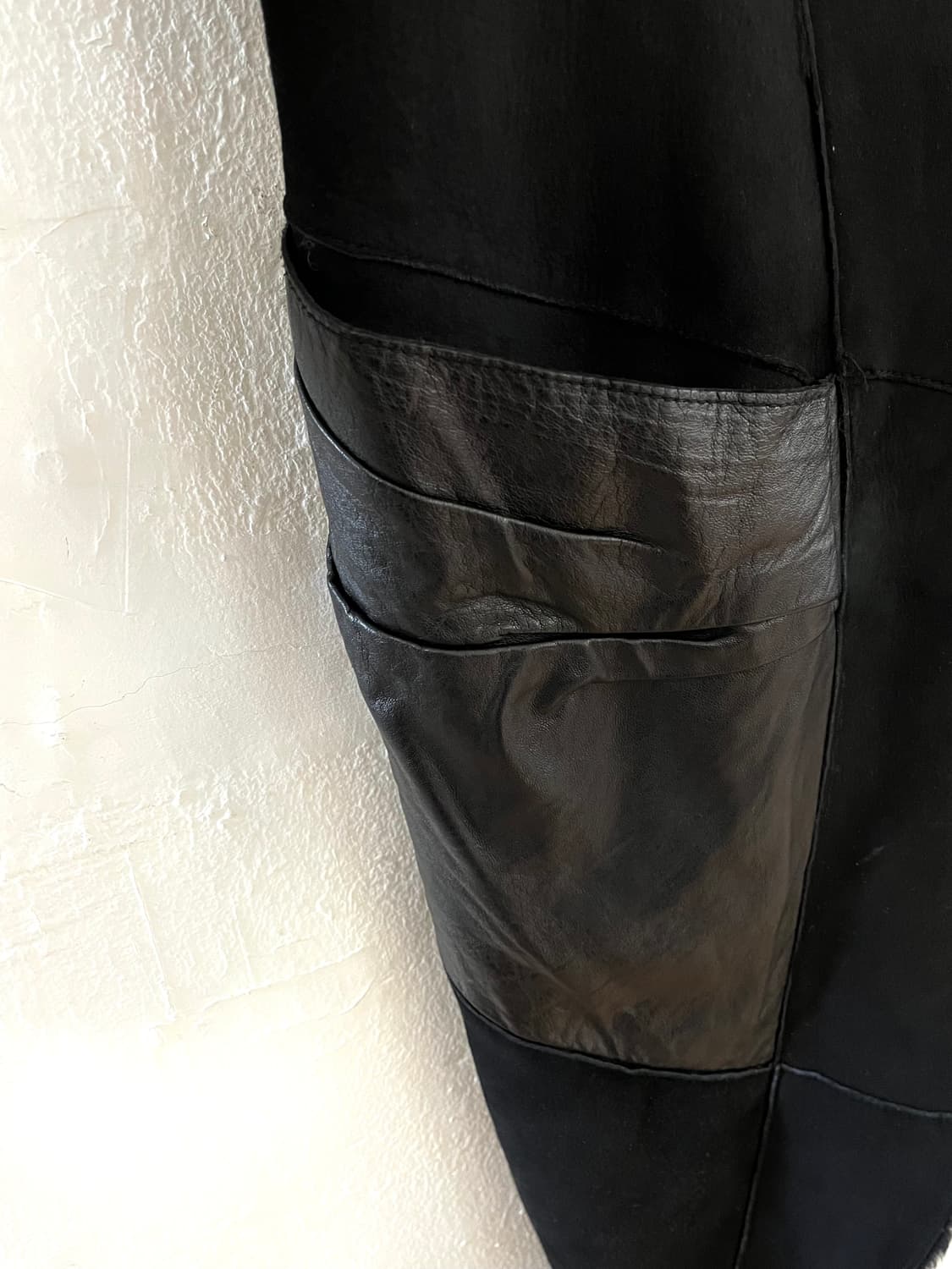 조르지오 브라토 램스킨 퍼 무스탕 드레이프 코트 상품이미지3