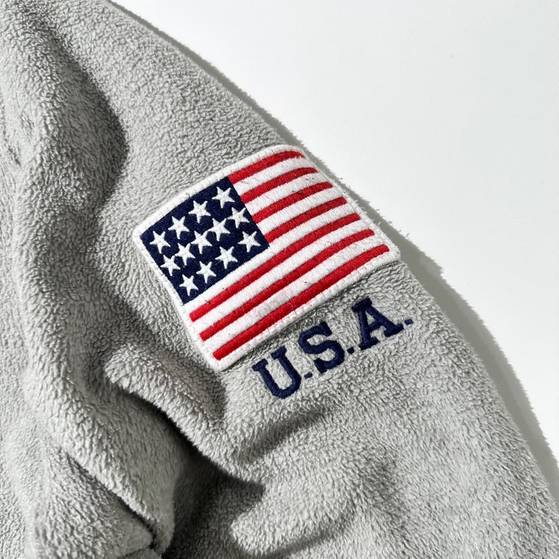 폴로 랄프로렌 아치로고 성조기 하프집업 후리스 상품이미지5