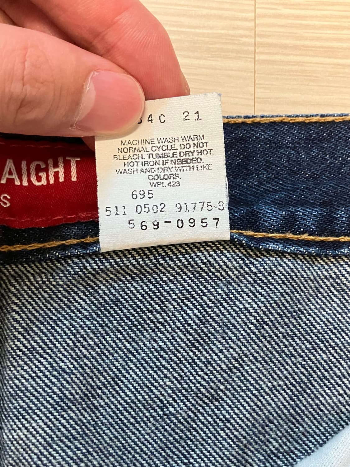 빈티지 리바이스 569 made in usa 상품이미지3