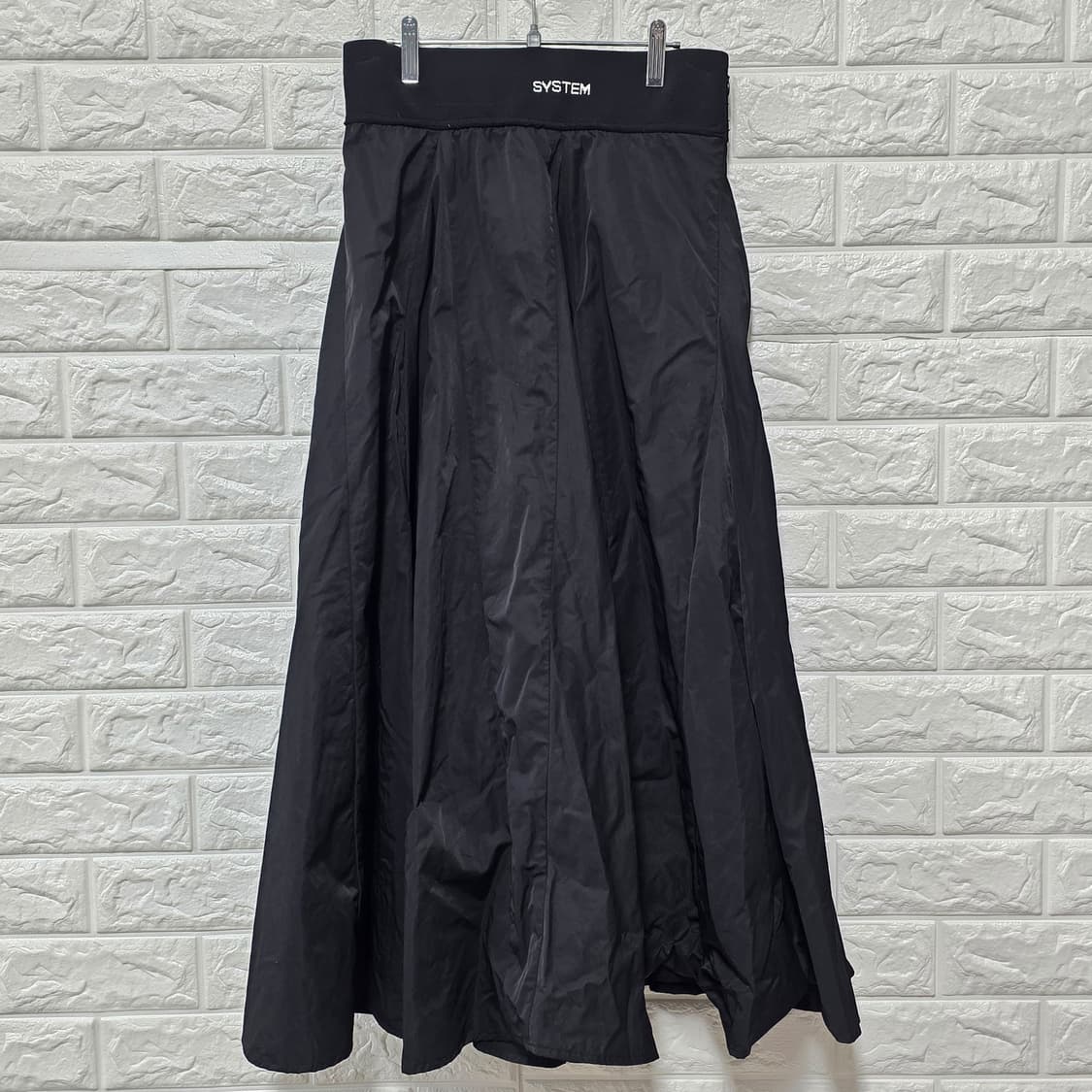 택포) 24s 한섬 시스템 검정색 롱 스커트 상품이미지1
