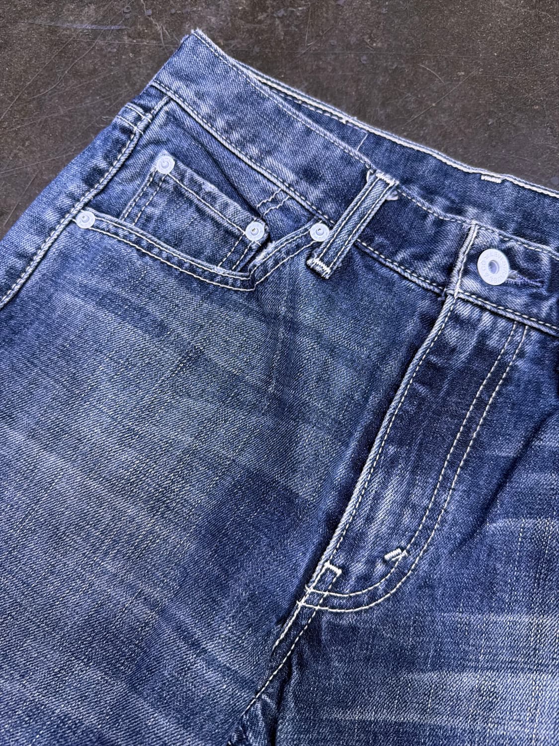 리바이스 517 00's 빈티지 워싱 부츠컷 플레어 데님팬츠 30 상품이미지4