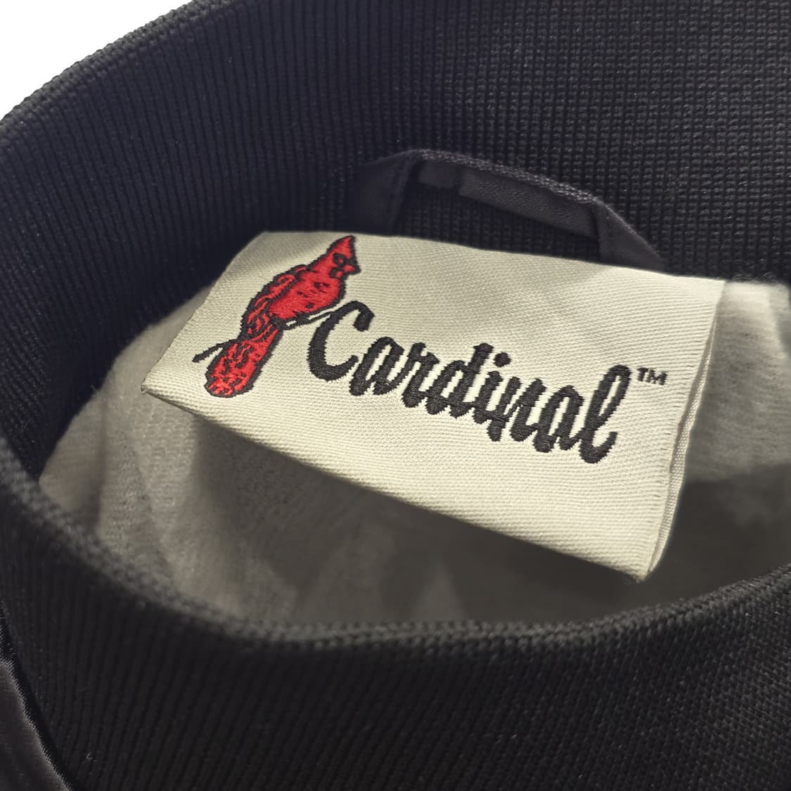 Cardinal 카디널 그리스레터 새틴 스타디움 재킷 블랙 M 상품이미지3