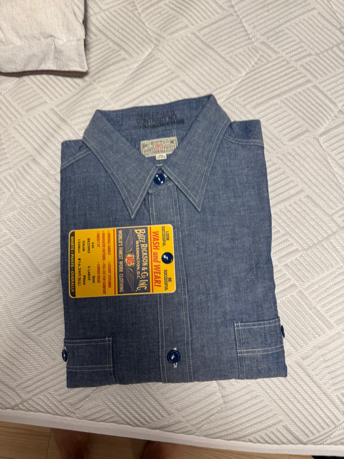 버즈릭슨 샴브레이 셔츠 xl 새상품 상품이미지1