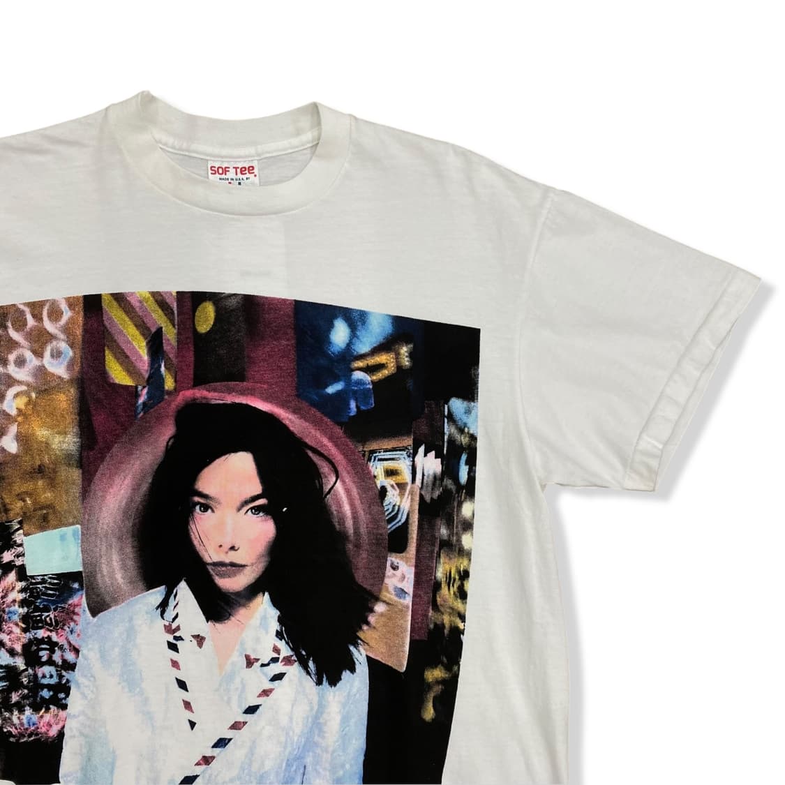 Bjork Print White Over Tshirt 상품이미지3