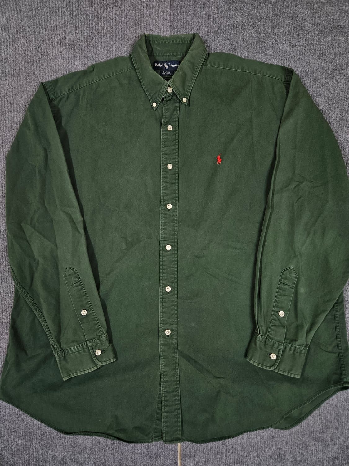 폴로 랄프로렌 딥그린 옥스포드 셔츠(급처) 상품이미지1