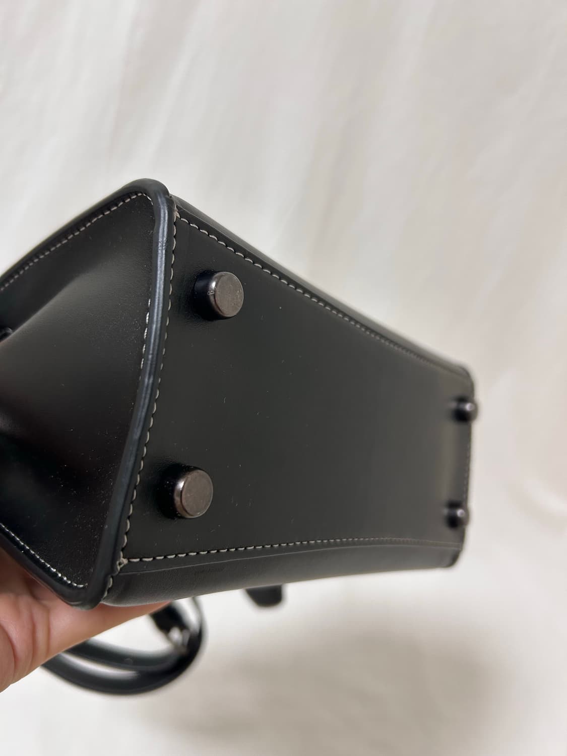 코치 블랙 가죽 토트백 상품이미지6