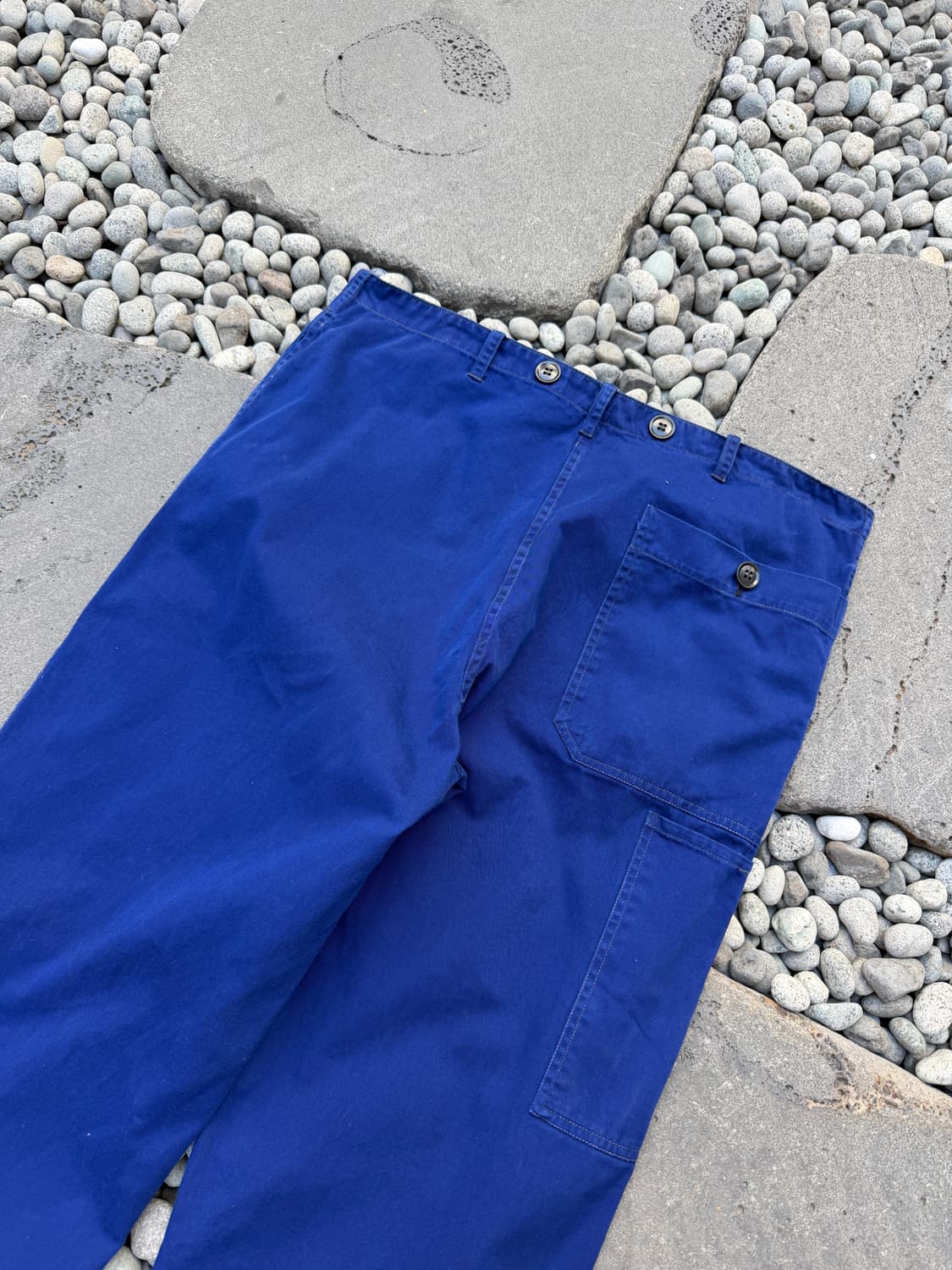 1970s FRIENDSHIP NAVY INK BLUE 프렌치워크팬츠 상품이미지9