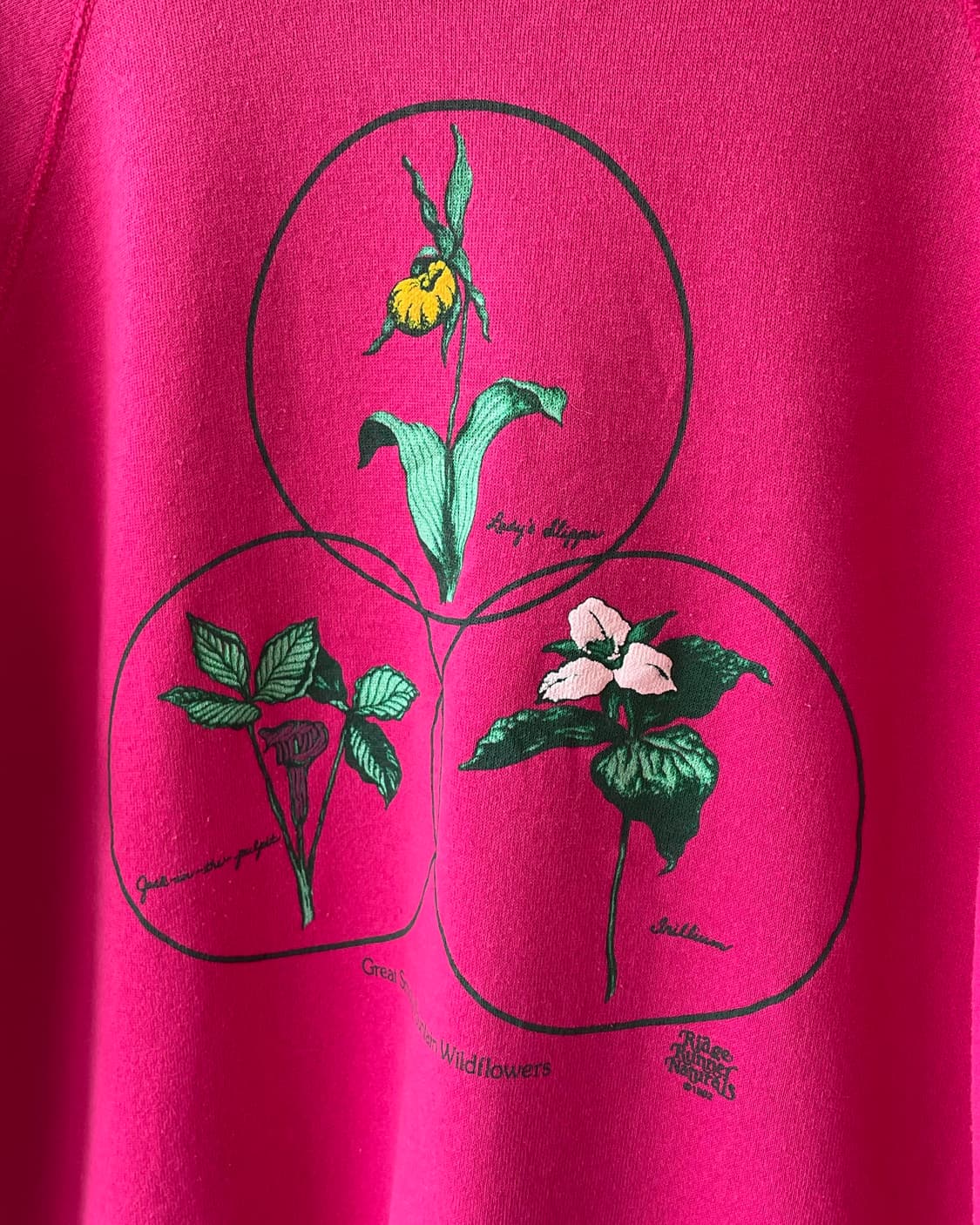 90‘s USA “Wild Flowers” Sweatshirt XL 상품이미지6