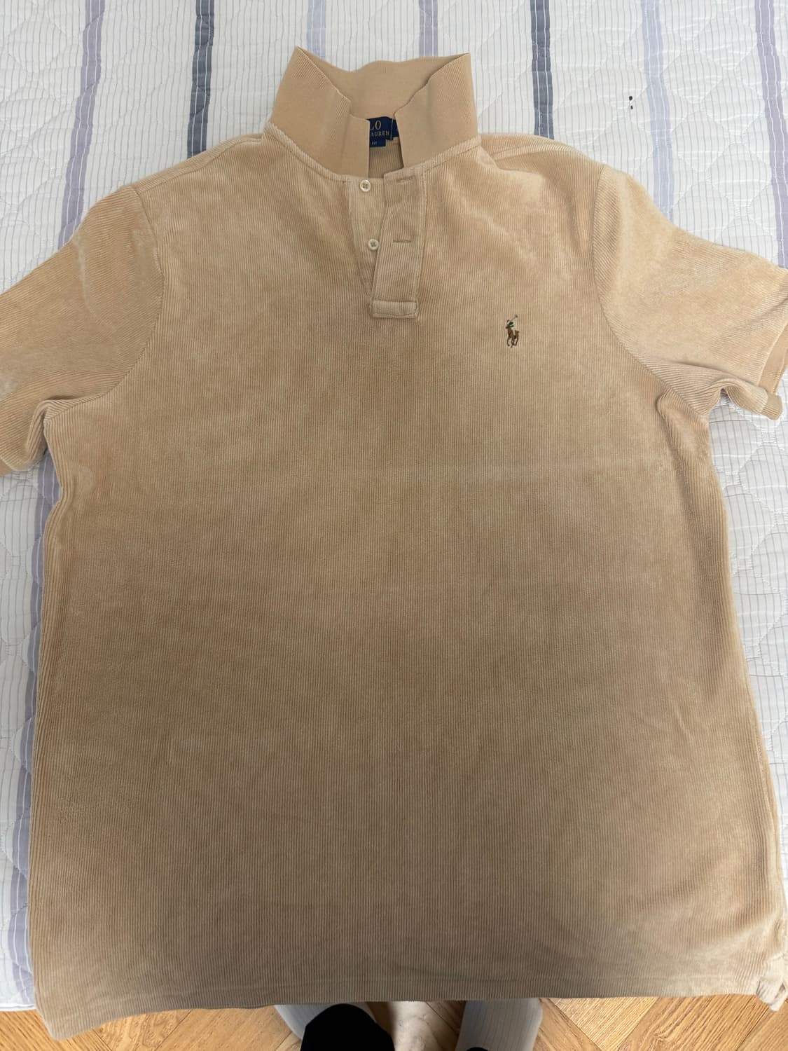 폴로 랄프로렌 코듀로이 카라티 베이지 L 큐알정품 상품이미지1