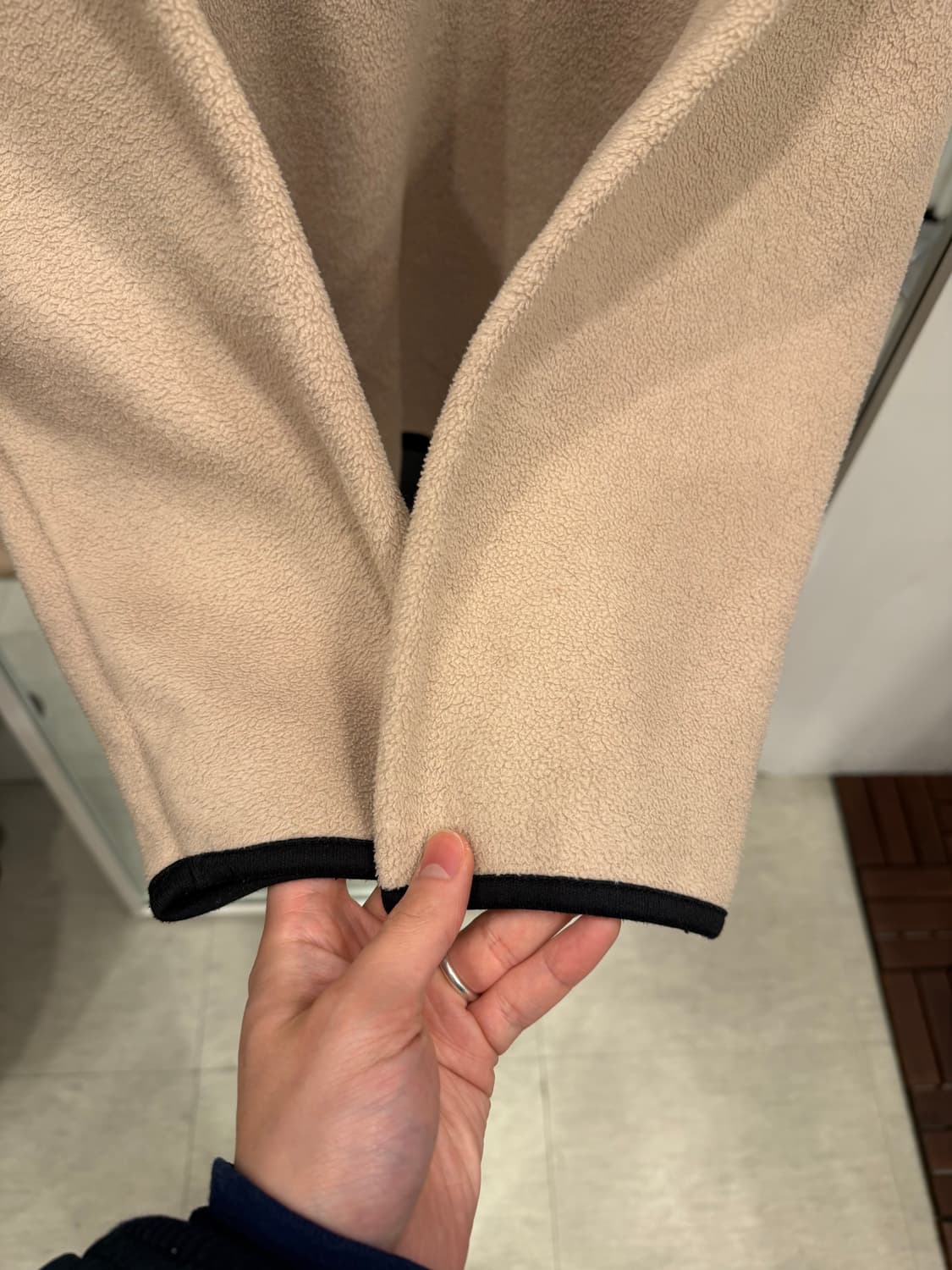 90s Uniqlo 올드 유니클로 플리스 신칠라 하프 집업 상품이미지5