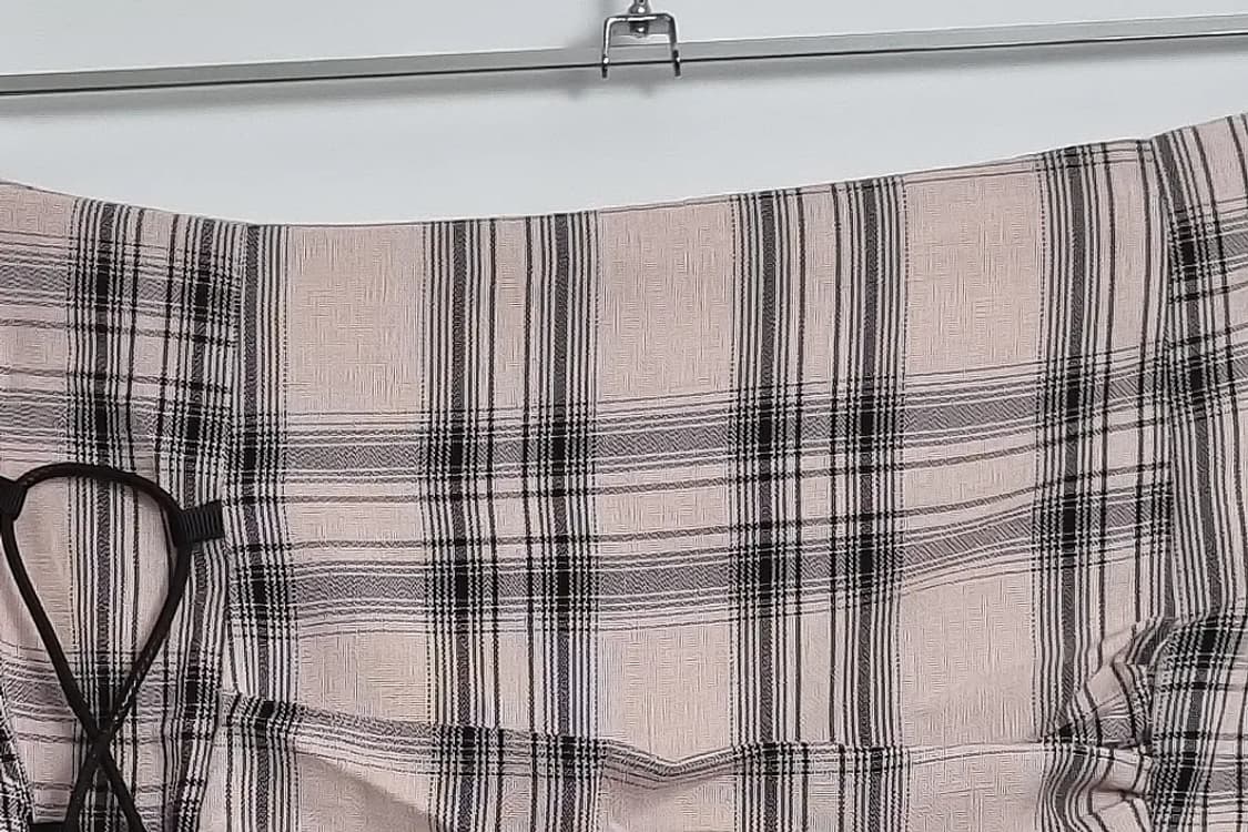 JPN 빈티지 체크 셔링 미니스커트 상품이미지7