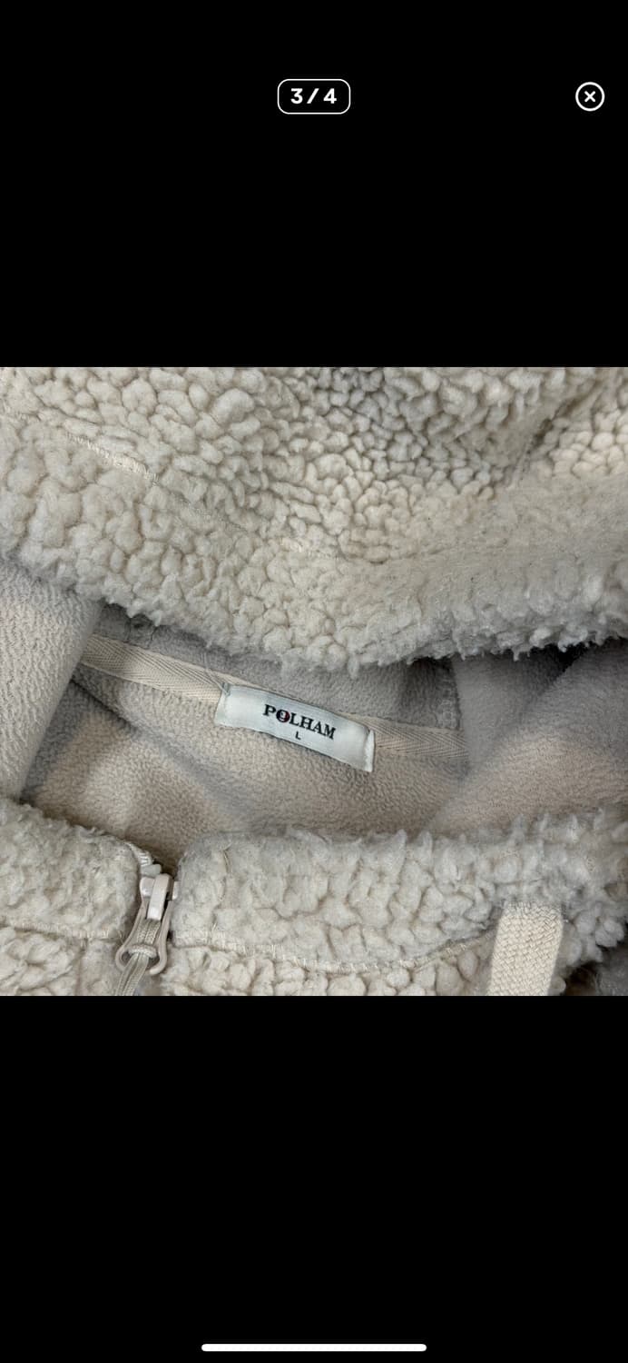 (바배) 폴햄 뽀글이 플리스 후드 집업 상품이미지3