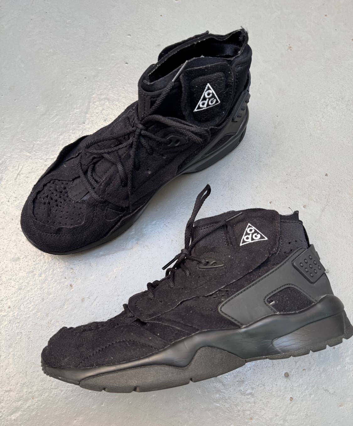 나이키 x 꼼데가르송 옴므 플러스 에어 모와브 블랙 CDG x NIKE  상품이미지1
